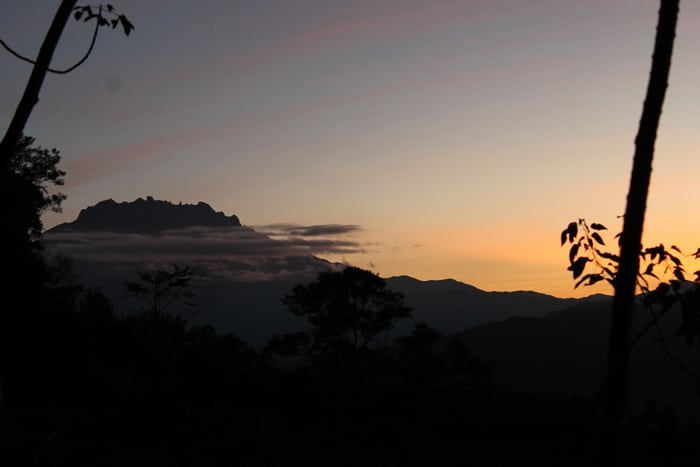 Sunrise over Mount Kinabalu 