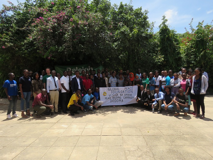 Raleigh staff, alumni and government officials at the recent Youth for Green Growth event in Dodoma