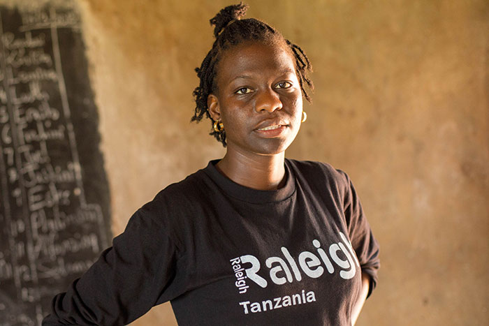 Jovina from Raleigh Tanzania society