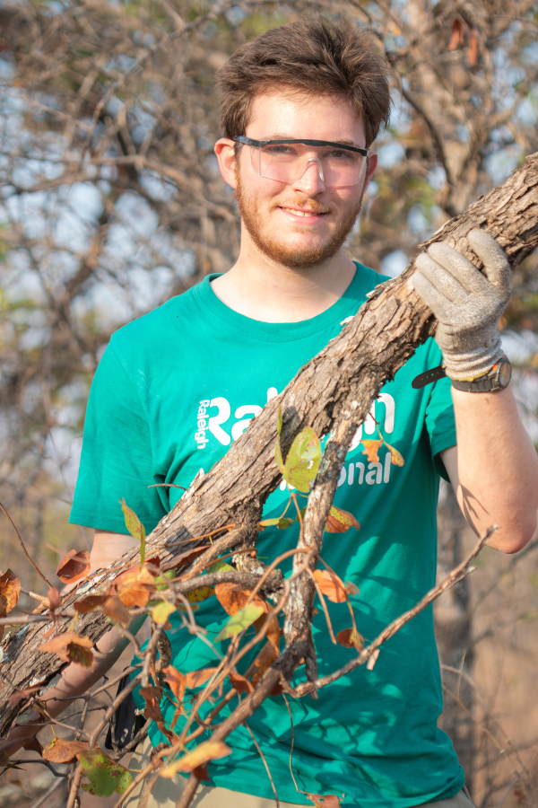 Venturer working on environmental project with Raleigh in South Africa
