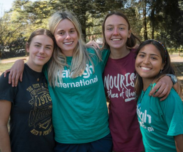 A group of Raleigh Volunteers