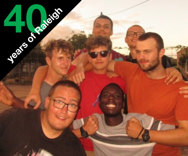 Ben with Fellow Raleigh International Venturers in South Africa