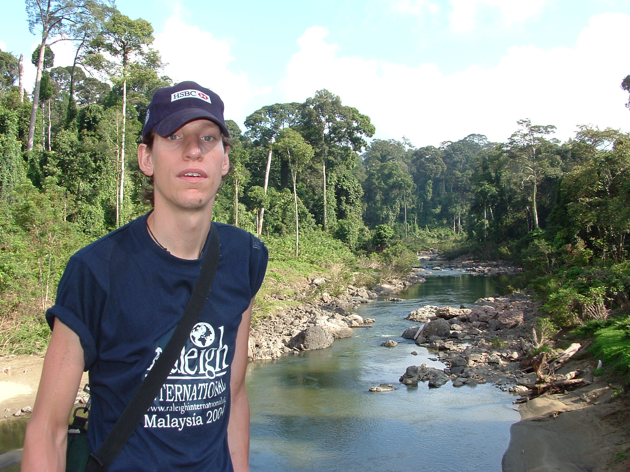 Phil in Borneo on his Raleigh International Expedition