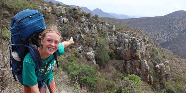 Raleigh venturer in mountains in south africa