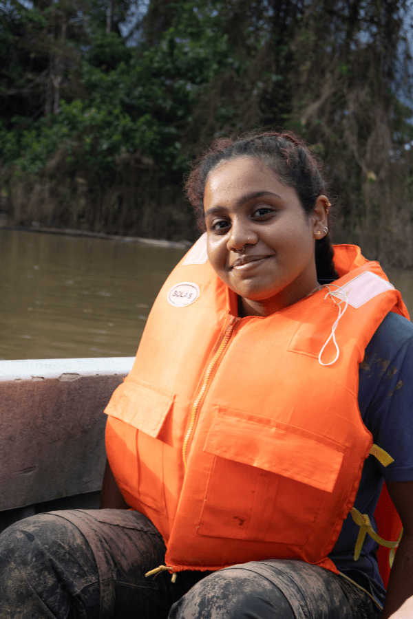 Arwena on a river cruise